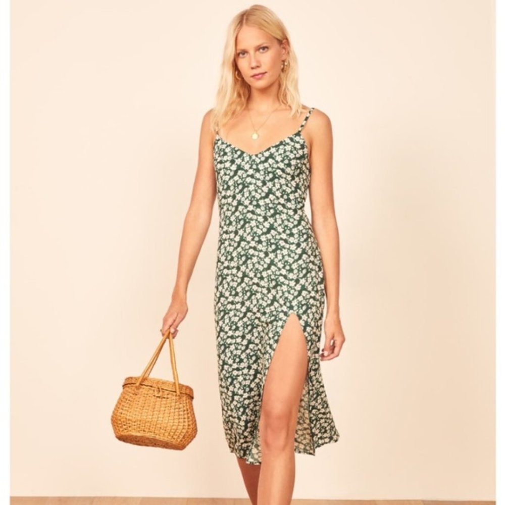 Reformation | Crimini Dress | Cilantro | Size 4